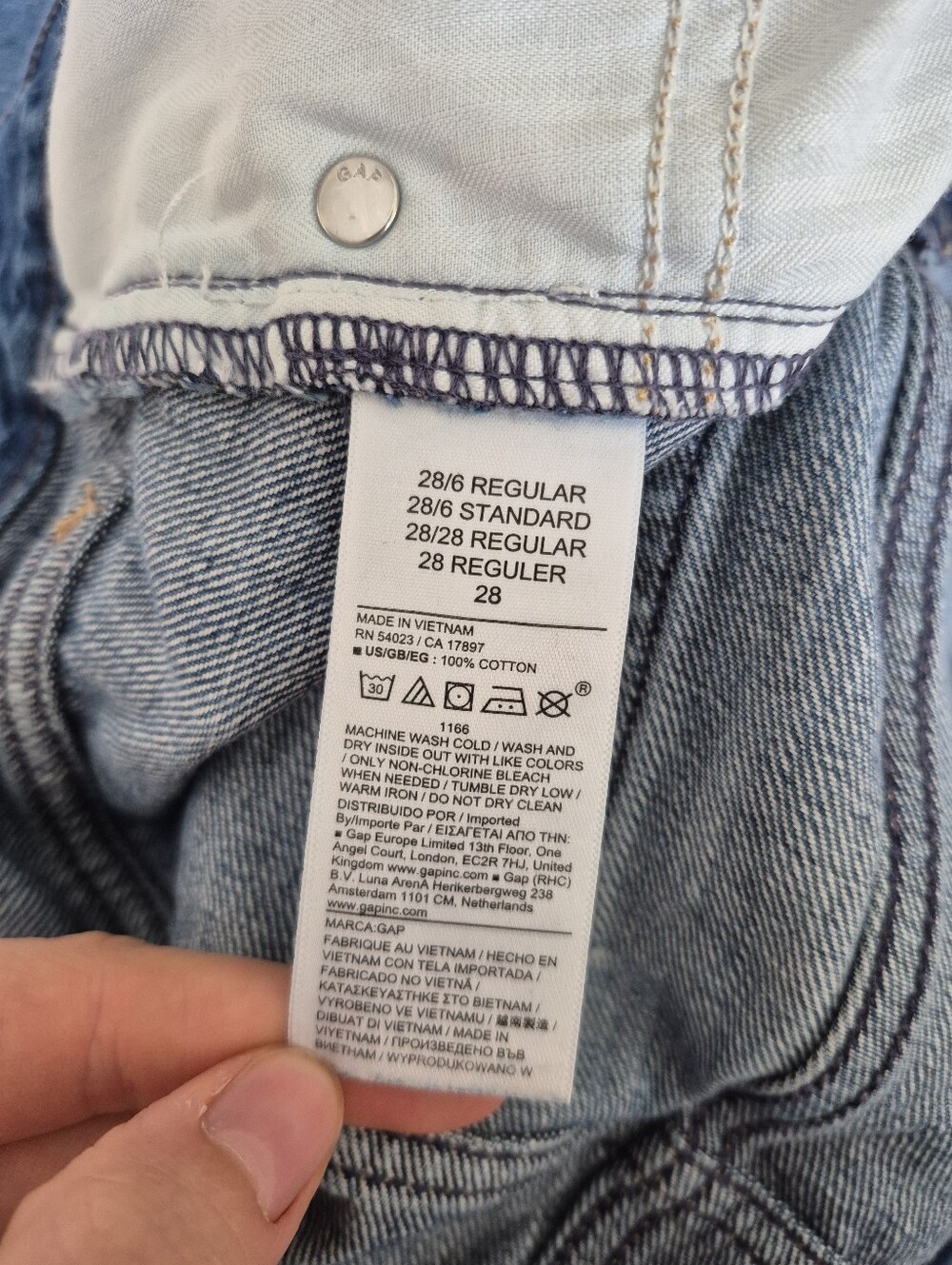 Gap Women's Y2K 90s Streetwear High Rise Barrel Medium Wash Denim Jeans Size 6 - Picture 5 of 6